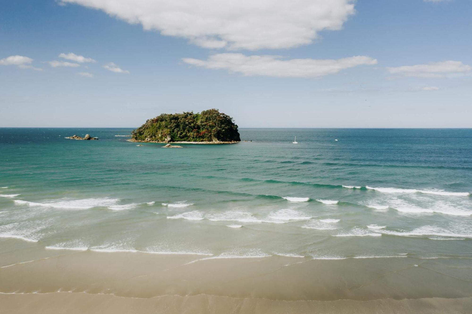 Oceanside Bliss - Absolute Beachfront - Uninterrupted Ocean Views With Pool Leilighet Mount Maunganui Eksteriør bilde