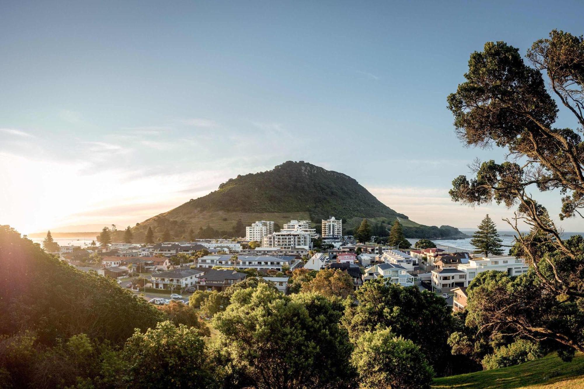 Oceanside Bliss - Absolute Beachfront - Uninterrupted Ocean Views With Pool Leilighet Mount Maunganui Eksteriør bilde